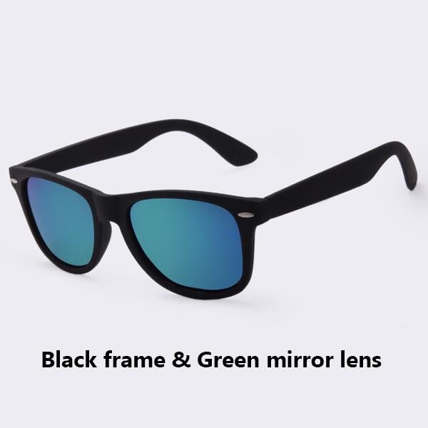 Unisex Fashion Sunglasses, Polarized Black Frame Eyewear with UV400