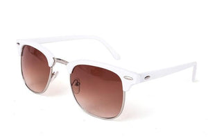 Half Metal High Quality Fashion Sunglasses Mirror UV400