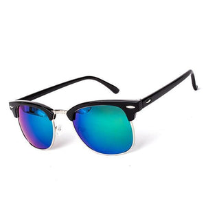 Half Metal High Quality Fashion Sunglasses Mirror UV400