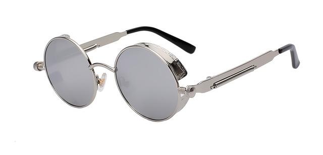 Unisex Retro Vintage Round Metal Sunglasses UV400