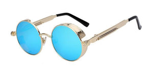 Unisex Retro Vintage Round Metal Sunglasses UV400