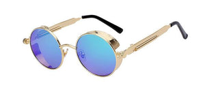 Unisex Retro Vintage Round Metal Sunglasses UV400