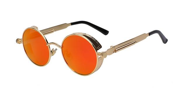 Unisex Retro Vintage Round Metal Sunglasses UV400