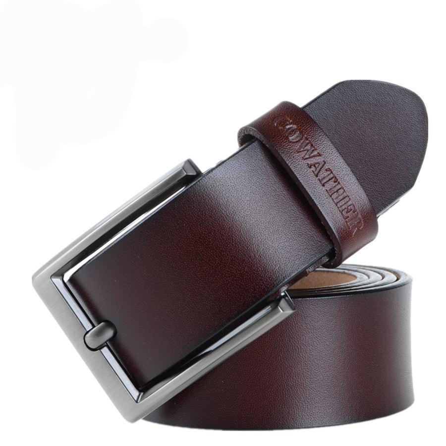 Classic Vintage Pin Buckle Leather Strap Belts For Men