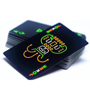 Black Luminous Fluorescent Poker Cards,Gaming Playing Cards