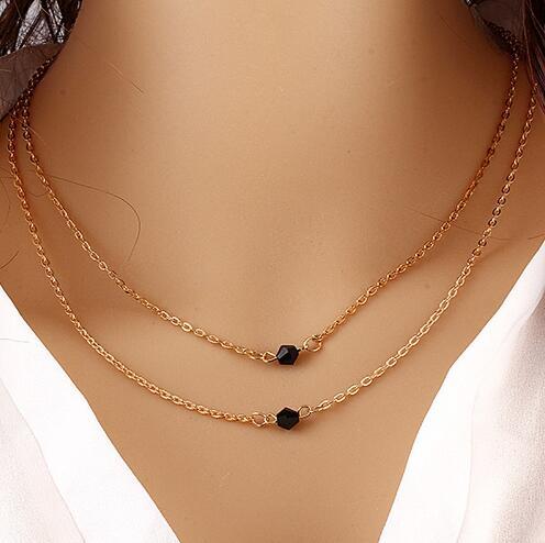 Copper Multi Layer Choker Necklace