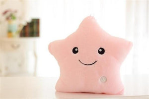 Luminous Colorful Glowing Star Cushion