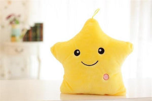 Luminous Colorful Glowing Star Cushion