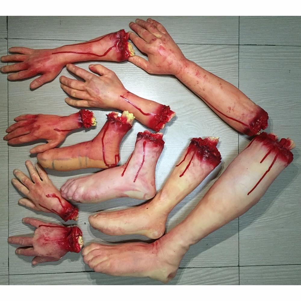 Halloween Horror Props Bloody Hand t HOT