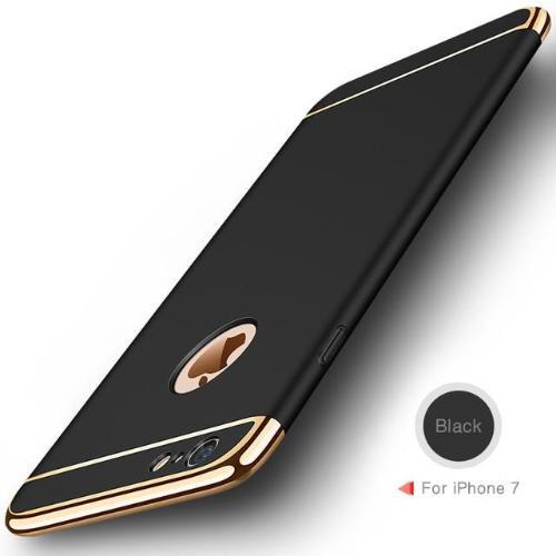 3 in 1 iPhone Luxury Hard Case for all variants  for iPhone