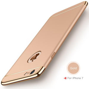 3 in 1 iPhone Luxury Hard Case for all variants  for iPhone