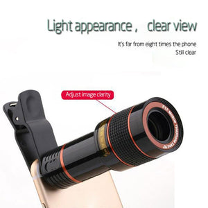 Optical Zoom Mobile Phone Telescope Lens For Universal Mobile Phone