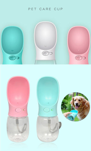 350ML/550ML Pet Dog Water Bottle. Dogs Cats Feeding Water.