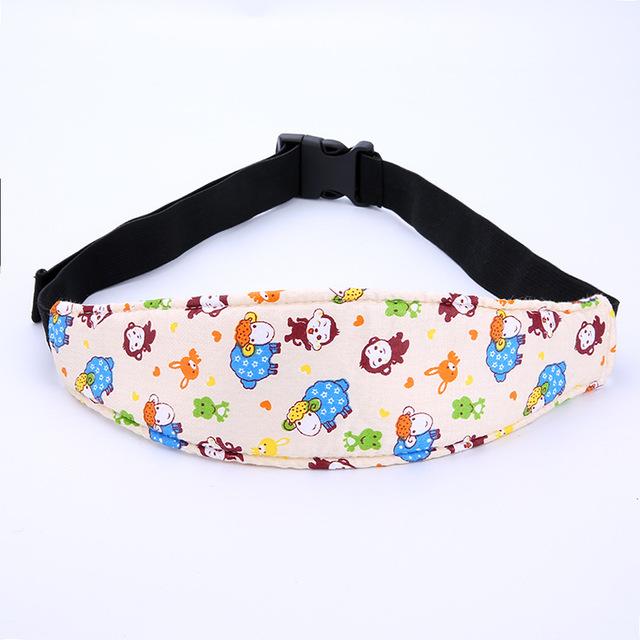 Baby stroller Head Support adjustable Belt