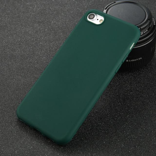 Colored Silicon Case For iPhone