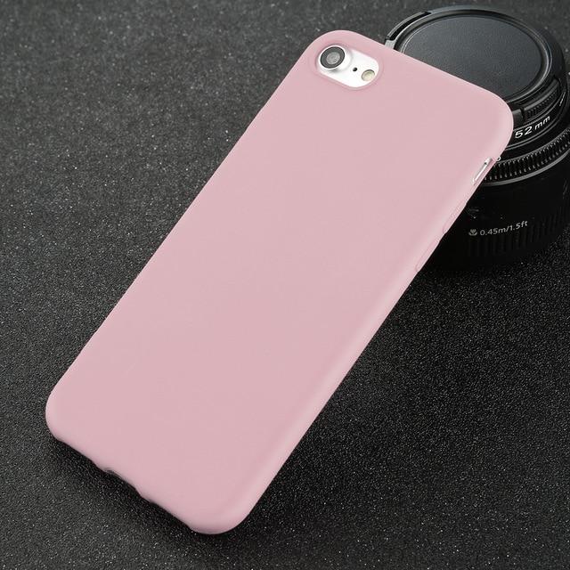 Colored Silicon Case For iPhone