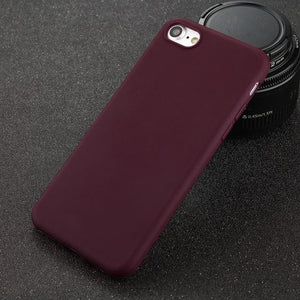 Colored Silicon Case For iPhone