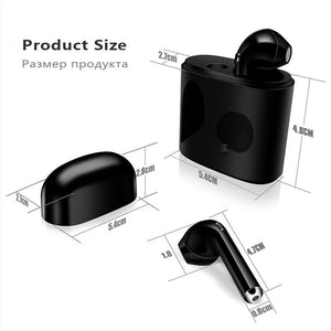 Hi-Fi Wireless Bluetooth Earphones with compact Charging Box Case